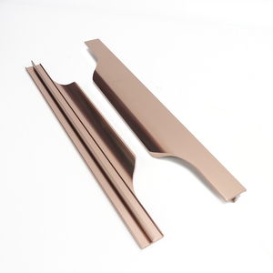 Thoải Mái Grip Hợp Kim Nhôm Vàng Tủ Quần Áo Thiết Kế Cửa <span class=keywords><strong>F</strong></span> Shape Handles - Product Image 6