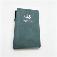 Ensemble carnet et stylo personnalisés A6 en cuir PU, journal vintage fait main pour impression, carnets en gros style western