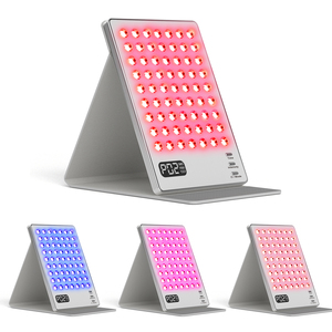Panneau de luminothérapie rouge portable, appareil de luminothérapie infrarouge pour le soin de <span class=keywords><strong>la</strong></span> peau du visage et du corps, avec minuterie et lunettes de protection - Product Image 1