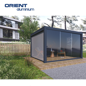 Pergola Bioclimatique en Aluminium Étanche 2026 avec Toit à Lames Orientables pour Jardin, Ensemble de Pergola en Aluminium <span class=keywords><strong>6x4</strong></span> Murale Motorisée - Product Image 5