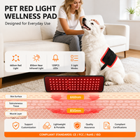 Tapis de luminothérapie LED rouge pour animaux de compagnie 660nm 850nm, 120 LED, faible MOQ