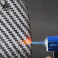 Tela de Fibra de Carbono de Alta Resistencia 3K4k12k, 200g de Espesor, Tejido Liso y Twill, Rollo de Tela de Fibra de Carbono