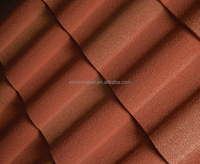 Tuiles de toiture en métal ondulé revêtues de pierre, matériaux composites modernes, résistantes à la chaleur, pour appartements et hôtels, marque SISCO