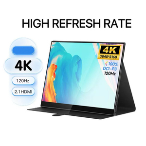 Moniteur <span class=keywords><strong>portable</strong></span> 4K IPS de 17,3 pouces, taux de rafraîchissement élevé 120 Hz, écran tactile, interface DP <span class=keywords><strong>HDMI</strong></span>, écran secondaire étendu pour ordinateur <span class=keywords><strong>portable</strong></span> - Product Image 1