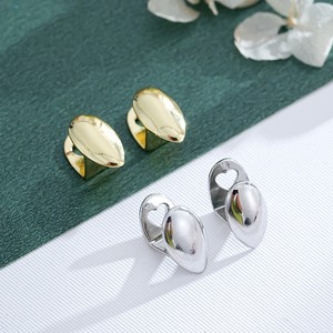 Pendientes con forma de lágrima, joyería de fiesta de aleación de zinc, oro y plata - Product Image 1
