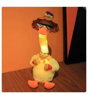 Jouet en peluche canard électrique parlant et dansant avec fonction anti-stress, rembourrage en coton PP et doublure en maille - TOYSRUNNER - Product Image 6