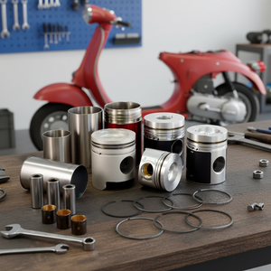 Nouveau scooter à piston en alliage d'aluminium pour Peugeot 50 CC rénovation/mise à niveau - Product Image 3