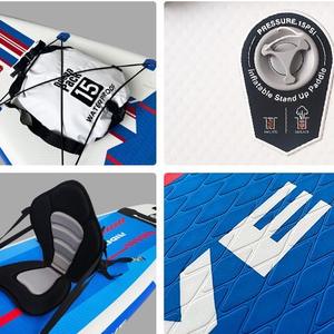 Planche à pagaie <span class=keywords><strong>gonflable</strong></span> pratique SUP personnalisable, planche de surf pour le surf, les jeux aquatiques, les accessoires nautiques, une personne - Product Image 5