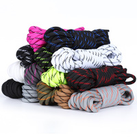 Vente chaude Lacets de chaussures à cordon creux Lacets de chaussures ronds en polyester Lacets de baskets
