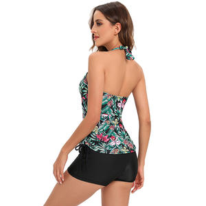 Monokinis femmes vêtements <span class=keywords><strong>de</strong></span> maternité ensembles <span class=keywords><strong>de</strong></span> maillots <span class=keywords><strong>de</strong></span> <span class=keywords><strong>bain</strong></span> imprimé fleuri deux pièces maillots <span class=keywords><strong>de</strong></span> <span class=keywords><strong>bain</strong></span> ensemble été <span class=keywords><strong>grossesse</strong></span> vêtements <span class=keywords><strong>de</strong></span> plage - Product Image 4