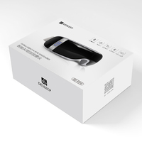 Appareil de massage oculaire au graphène, 5 modes, airbag chauffant, batterie 120 min, chargement Type C, pliable à 180°