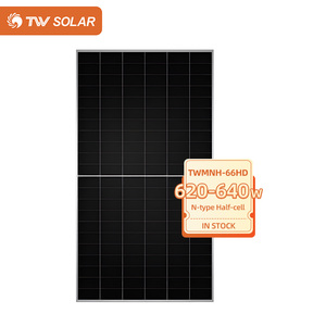 แผงโซลาร์เซลล์ TONGWEI 620W ถึง 640W แบบ N-Type กระจกสองชั้น ครึ่งเซลล์ ประสิทธิภาพสูง ขายร้อนแรง ราคาโรงงาน ขายส่งโมดูล PV - Product Image 1
