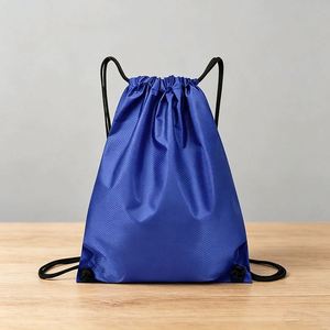 Promotional Polyester Strong Backpack Travel <b>Large</b> Gym <b>Bag</b> Unisex Custom Drawstring Pouch - Product Image 1