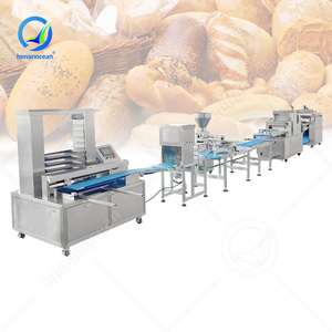 Machine à <span class=keywords><strong>pain</strong></span> farci entièrement automatique OCEAN, machine à <span class=keywords><strong>pain</strong></span> pour hamburgers, équipement complet de boulangerie - Product Image 1
