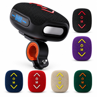 Haut-parleur de vélo personnalisé avec logo, 7W, portable, sans fil, OEM ODM, avec support pour vélo, TWS, 1200mAh, pour cadeau promotionnel