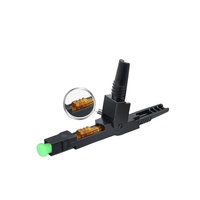 Adaptador de Fibra Óptica FTTH SC PC UPC APC, Conector Rápido