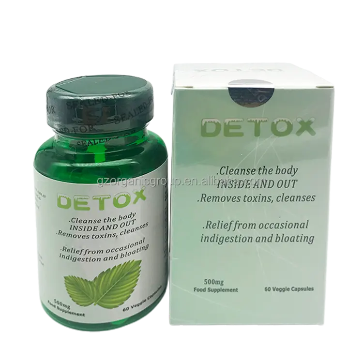 제일 효력 개인 상표는 캡슐 Probiotics Detox 캡슐 1000mg Detox 알약을 체중을 줄이는 체중 감소 알약을 정화합니다