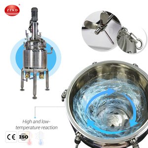 50L Stainless Steel Agitated Tank Reactor Continuous Reactor Vessel Price Resin Stirred Tank Reactor 316 Stainless Steel Reactor - Product Image 3