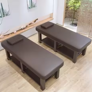 Lit de massage haut de gamme en bois massif avec fonctionnalités de massage multifonctionnel et de thérapie de réglage osseux de médecine traditionnelle chinoise - Product Image 6