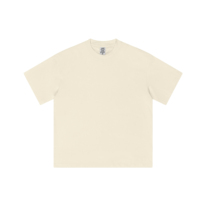 Camiseta de Hombre YKH 305GSM de Alta Calidad, Personalizada con Logotipo, Talla Grande, 100% Algodón, Estilo Veraniego, Colorida, con Hombros Caídos