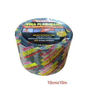 KUSHANG Ks5105 Ruban d'étanchéité pour toiture en bitume asphalte, rouleau, simple face, feuille d'aluminium PET, épaisseur 1,2 mm, isolation thermique - Product Image 2