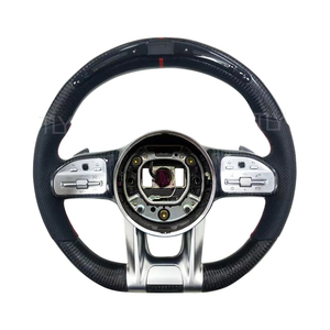 Giả mạo sợi carbon chỉ đạo Wheel với màn hình hiển thị LED cho Mercedes Benz 808 C63 <span class=keywords><strong>E63</strong></span> W213 C43 A45 G63 G500 S63 gla45 <span class=keywords><strong>AMG</strong></span> - Product Image 3