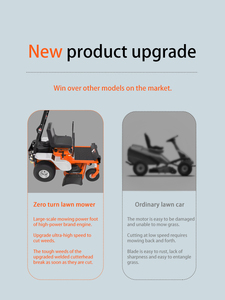 Phổ Biến Nhất 50Inch Zero Lần Lượt Cưỡi Máy Cắt 20HP Động Cơ Xăng Ổ Đĩa Thủy Tĩnh Bãi Cỏ Máy Kéo Cho Sân Vườn Lớn Cảnh Quan - Product Image 5