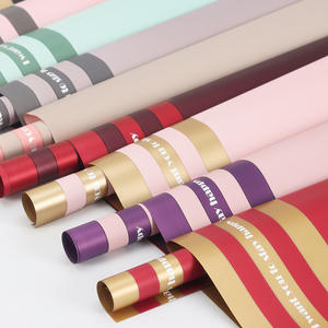 Papier d'emballage <span class=keywords><strong>de</strong></span> fleur <span class=keywords><strong>de</strong></span> Duke of windor, papier d'emballage <span class=keywords><strong>de</strong></span> paquet <span class=keywords><strong>de</strong></span> fleur imperméable anglais bicolore, papier <span class=keywords><strong>de</strong></span> couleur or - Product Image 6