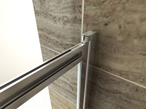 <span class=keywords><strong>Mampara</strong></span> <span class=keywords><strong>de</strong></span> Ducha <span class=keywords><strong>Corredera</strong></span> para Cabina <span class=keywords><strong>de</strong></span> Ducha Plateada - Product Image 2