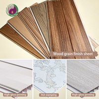 Panel de Techo de PVC Impermeable para Decoración de Restaurantes, Tamaño Personalizado de 30 cm, Panel de Techo de PVC Plástico Ignífugo con Precios Económicos