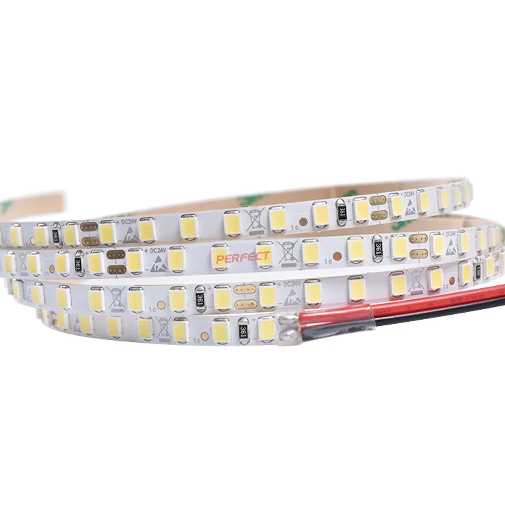 LED Chiếu Sáng 2835 Mạ Vàng LED Strip 12V Cao Lumens Đầu Ra CRI90 Led Strip Ánh Sáng Ấm Trắng Mát Trắng Led Trang Trí Nội Thất