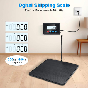 Balance de sol numérique personnelle pour l'expédition de colis postaux, en ABS et acier inoxydable, écran LCD, précision 1g, capacité 1kg, OEM/ODM - Product Image 1
