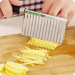 Stainless Steel Vegetable Potato Cucumber Carrot <strong>Crinkle</strong> Cutter <strong>Knife</strong> Wavy Chopper Slicer <strong>Cut</strong> <strong>Knife</strong> - Product Image 4