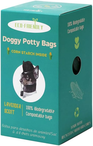 2025 grosir tas kotoran anjing beraroma kustom dengan pegangan-tas limbah hewan peliharaan mudah terurai pasokan jumlah besar, 20 mikron tebal tahan bocor - Product Image 6