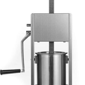 Poussoir à saucisses manuel vertical en acier inoxydable de 5 L pour la fabrication maison, avec 4 tubes offerts - Product Image 1
