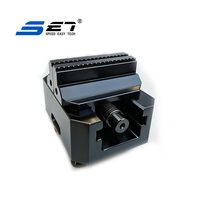 Étau de serrage rapide CNC à poste unique SET, fixation de positionnement rapide, étau manuel M52S-130 en acier allié, vente directe usine