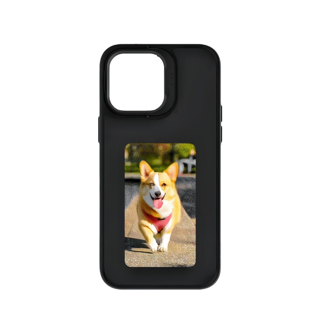 New Arrival DIY Pattern Phone Case NFC Function E Ink Display Phone Case for Smartphone 13 14 15 Pro Max