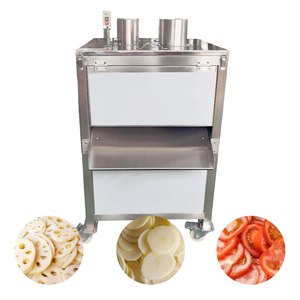 प्लांटेन चिप्स स्लैसिंग मशीन वाणिज्यिक सब्जी स्लिसर मशीन अदरक स्लिसिंग मशीन स्पष्ट चिप स्लैसिंग मशीन - Product Image 1