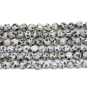 ลูกปัดหินธรรมชาติลายจุดทรงกลมสำหรับทำสร้อยข้อมือขนาด 8 มม. ขายส่ง - Product Image 5
