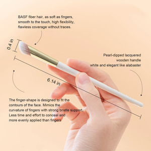 Nuevo Pincel <span class=keywords><strong>Corrector</strong></span> Angulado YD 2026 con Mango Blanco para Maquillaje, Pincel para Ojos, <span class=keywords><strong>Corrector</strong></span> para <span class=keywords><strong>Ojeras</strong></span> - Product Image 3