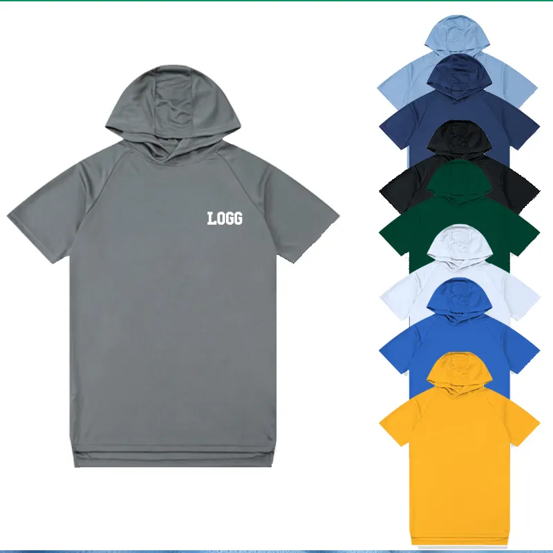 100% sin mangas color sólido ropa de calle estilo pullover personalizado casual Sudadera con capucha pulóver en blanco diseño personalizado camiseta con capucha para hombres