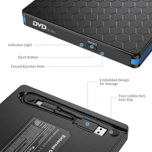 Unidad óptica externa para PC de escritorio Grabadora móvil Unidad óptica Quemador de disco de PC de escritorio externo - Product Image 5