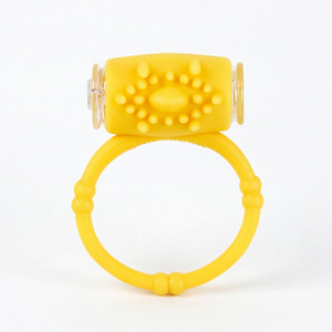 <b>Vibrating</b> Ring Silicone Penis Ring With Delay Feature For Men - Product Image 4