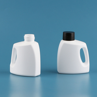 Bouteilles de détergent à lessive miniatures en HDPE blanc de 100 ml pour détergent liquide et adoucissant pour tissus