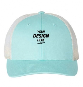 Gorra de camionero de 6 paneles personalizada, gorra de béisbol de moda con ala ligeramente curvada, tela de terciopelo, malla deportiva, lona vaquera de pana - Product Image 2