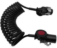 24V EBS ABS 7Pin kit de prise de remorque adaptateur connecteur d'extension câble pour voiture remorque bateau camion caravane camping-car porte-vélos