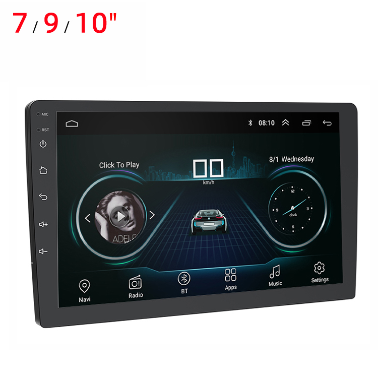Hot Sale 7 9 10 Inch Double DIN Universal Music Multimedia GPS Android System Video Player 2DIN Stereo Audio Car Radio Android