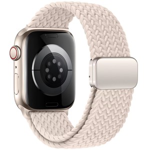 <span class=keywords><strong>Correa</strong></span> trenzada para <span class=keywords><strong>Apple</strong></span> <span class=keywords><strong>Watch</strong></span> Band 46mm 40mm 49mm Pulsera con hebilla para Huawei Samsung Xiaomi Banda de nailon magnética 18mm 20mm 22mm - Product Image 1