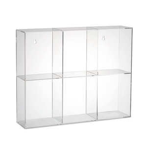 Caja de Acrílico Transparente Personalizada para Figuras <span class=keywords><strong>Pop</strong></span>, Vitrina de Pared o Mesa, 6 Compartimentos, Estante para Colecciones de <span class=keywords><strong>Juguetes</strong></span>, Exhibidores Prácticos - Product Image 2