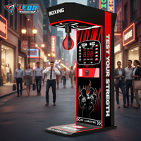 Machine de jeu d'arcade de boxe électronique à monnayeur avec support anglais, prise universelle, garantie 1 an pour les centres de jeux